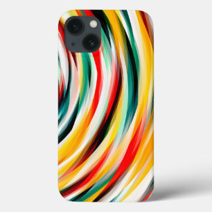 Red Blue Yellow Black iPhone 13 Case