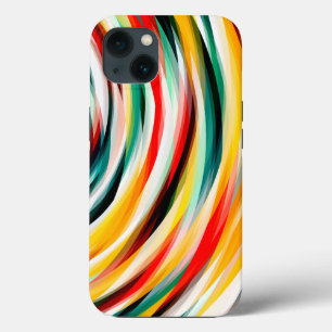 Red Blue Yellow Black iPhone 13 Case