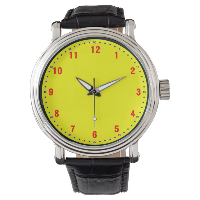 Red / Blue / Yellow Watch (Front)