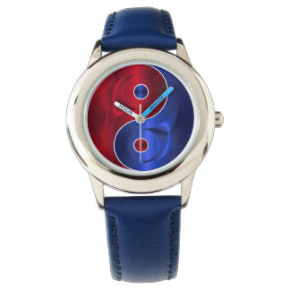 red blue yin yang watch