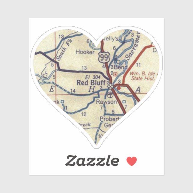 Red Bluff California (Sheet)