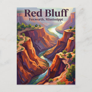 Red Bluff Mississippi Postcard