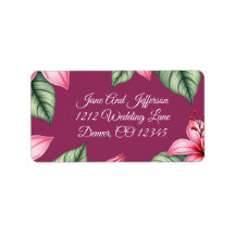 Red Blush Pink Floral