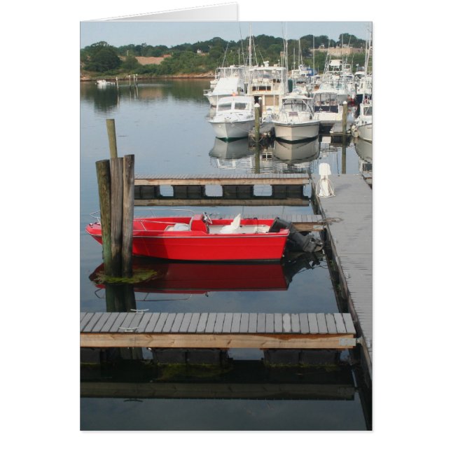 Red boat at Gloucester (Front)