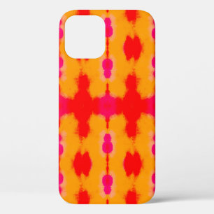 Red Boho fashion. Persian Carpet. Watercolor Layer iPhone 12 Case