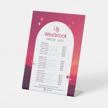 Red Boho Modern Retro Groovy Price List