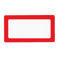 Red border blank