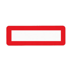 Red border blank