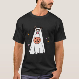 Red Border Collie Boo Ghost Dog Lover Halloween Co T-Shirt