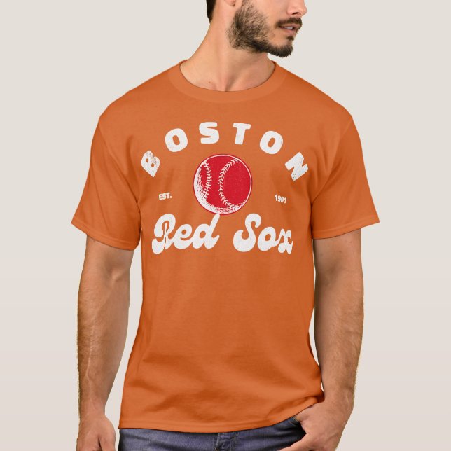 Red Boston Sox Retro T-Shirt (Front)