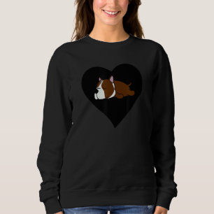 Red Boston Terrier Heart Boston Bull Terrier Pet D Sweatshirt