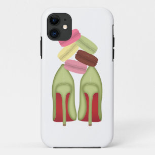 Red Bottoms stilettos shoes, high heels & macarons Case-Mate iPhone Case
