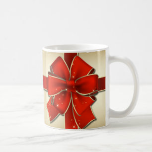 Red Bow Christmas Mug