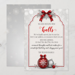 Red Bow Decking New Halls Moving Announcement