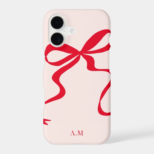 Red Bow Illustration Case-Mate Iphone XS (Back)