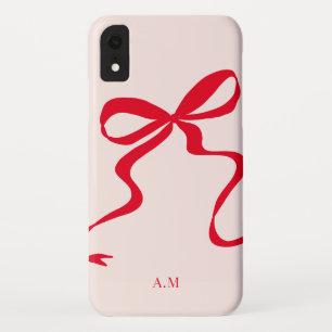 Red Bow Illustration Case-Mate Iphone XS Case