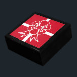 Red Bow Jewellery Box Gift<br><div class="desc">The design is from original art.</div>