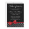 Red Bow Polka Dots Graduation Announcement