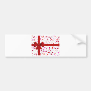 Red Bow Tie Destiny Congratulations Party Bumper Sticker