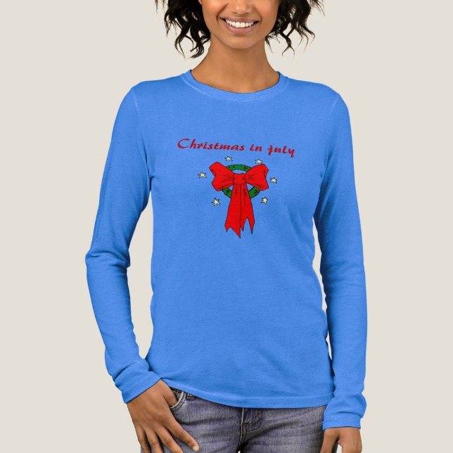 Red Bow - Tri-Blend Shirt (Front)