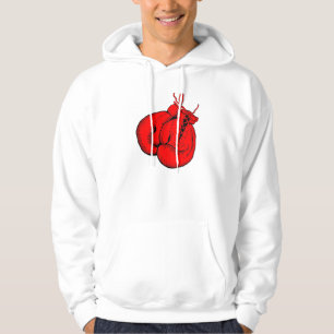 Red Boxing Gloves Hoodie