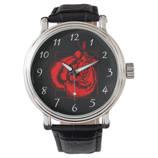 Red Boxing Gloves Watch (Front)