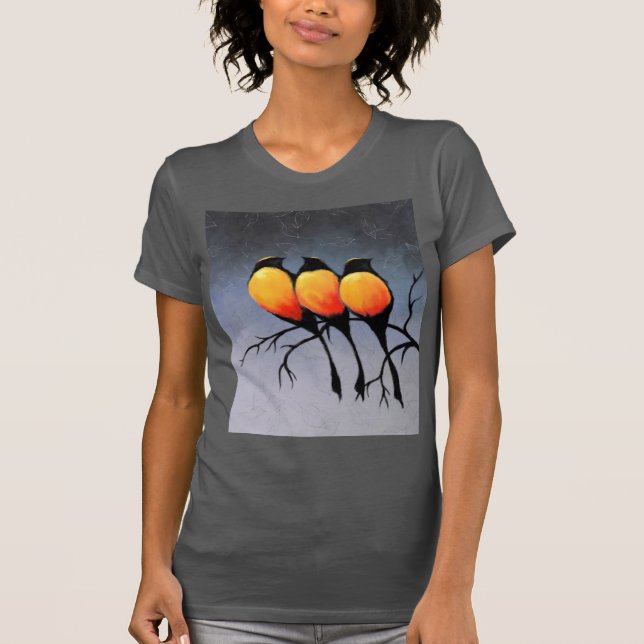 Red-Breasted Birds T-Shirt (Front)