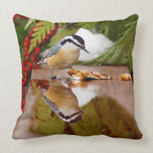 Red-breasted Nuthatch Cushion