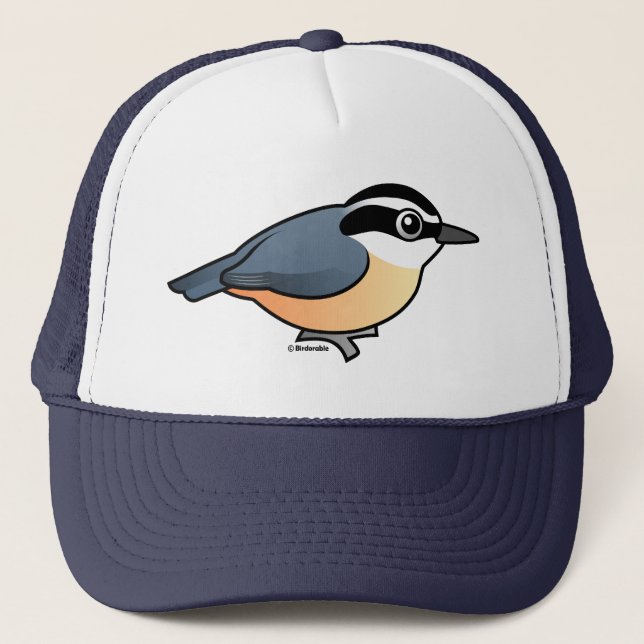 Red-breasted Nuthatch Trucker Hat (Front)