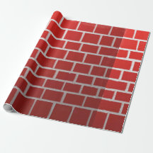 Red brick chimney look