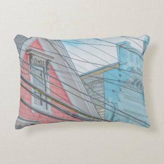 RED BRICK HOUSE DECORATIVE CUSHION