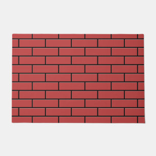 Red Brick Pattern. Doormat