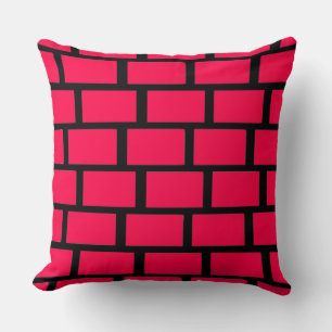RED BRICK WALL CUSHION