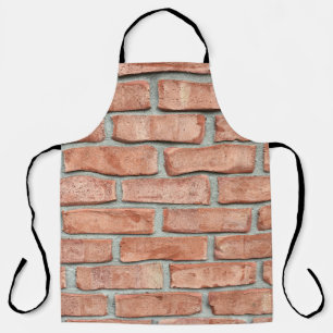 Red brick wall in the morning apron