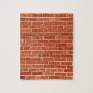 Red Brick Wall Texture Background Jigsaw Puzzle
