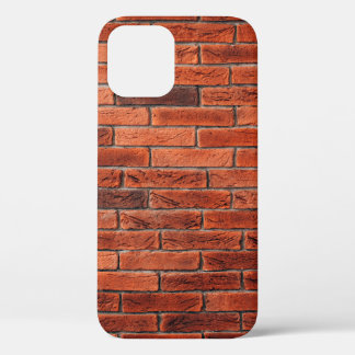 Red brick wall texture grunge backgroundbrick,wall iPhone 12 case