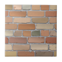 Red brick wall.