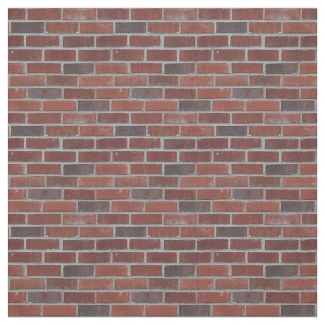 Red Bricks, Brick Wall, Brickwork, Old Bricks Fabric (Swatch)
