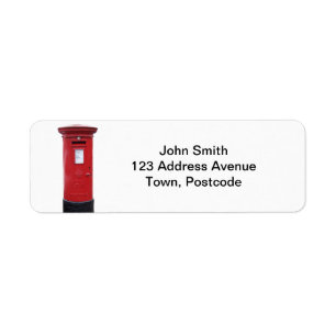 Red British Post box