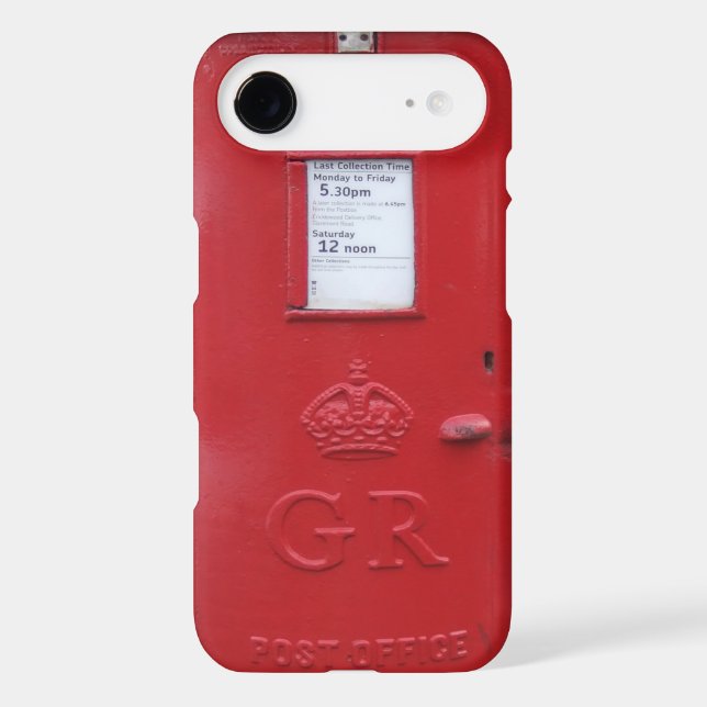 Red British Post box Case-Mate iPhone Case (Back)