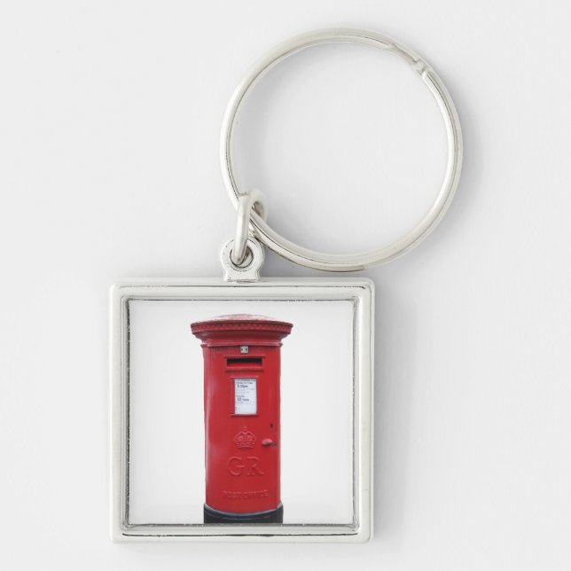 Red British Post box Key Ring (Front)