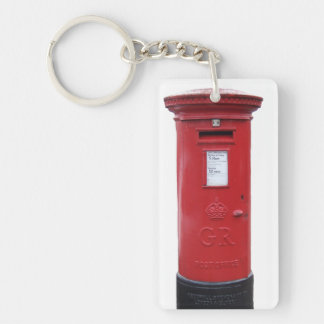 Red British Post box Key Ring