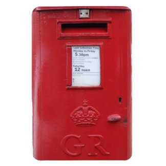 Red British Post box Magnet