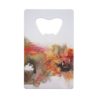 Red Brown Orange White Modern Abstract Art