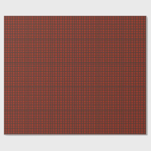 red brown plaid wrapping paper