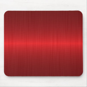 red brushed metal mouse pad