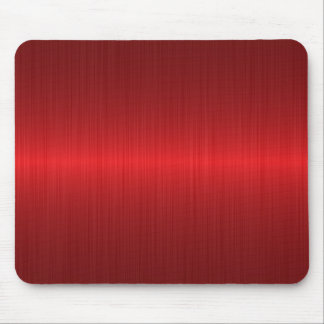 red brushed metal mouse pad