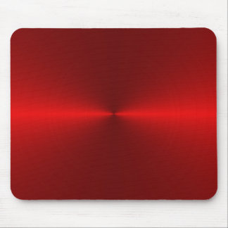 red brushed metal mouse pad