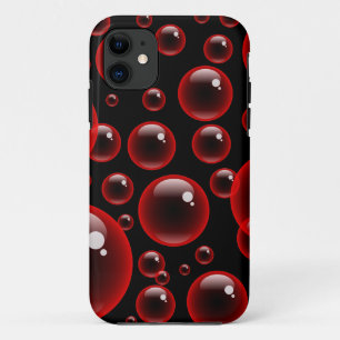 Red Bubbles iPhone 11 Case