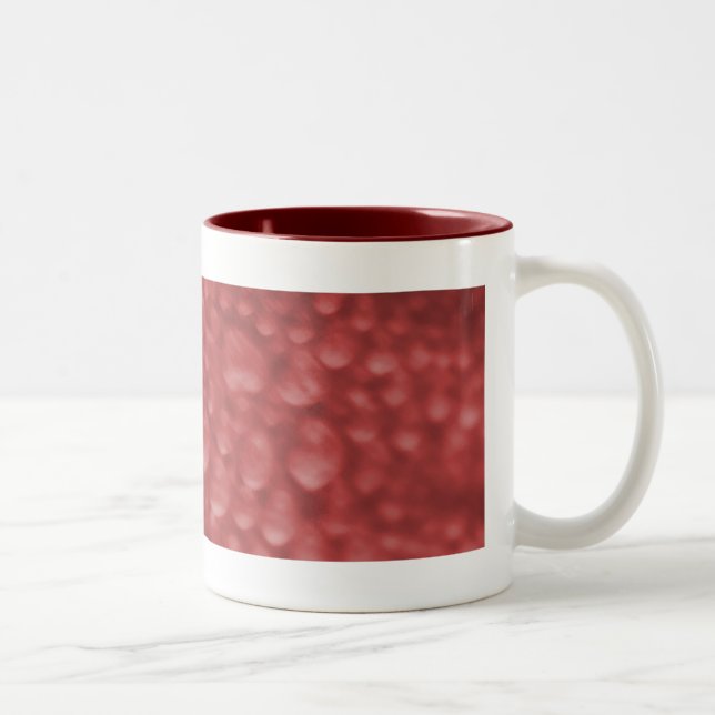 Red Bubbles Mug (Right)